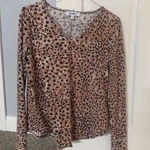 Soft and fun cheetah top